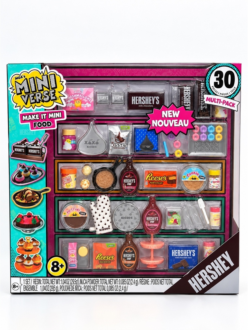 MGA Miniverse Make It Mini Food Hershey Multipack 30pc 5 Recipes NEW